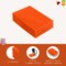 FabricLA Acrylic Felt Sheets for Crafts - Precut 9" X 12" Inches (20 cm X 30 cm) Felt Squares - Use Felt Fabric Craft Sheets for DIY, Costume, and Decoration | Light Orange - 8 Pieces